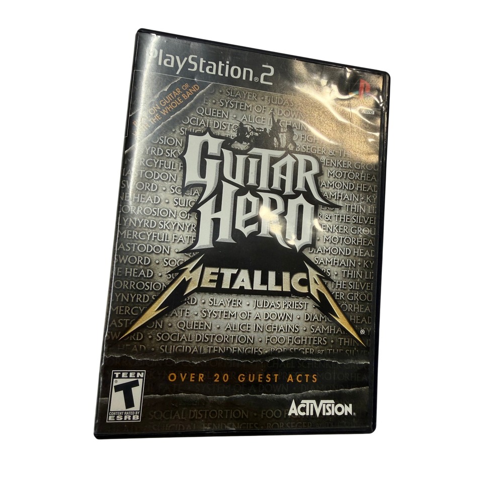 Guitar Hero Metallica Sony PlayStation 2 PS2 Game Activision 2009